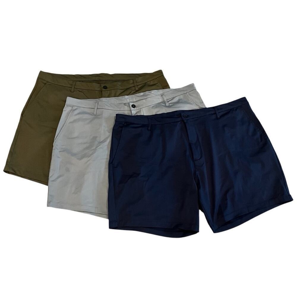 Zelos Lot of 3‎ Casual Flat Front 7" Shorts 44 Performance Lightweight Sporty